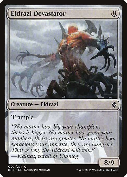 Eldrazi Devastator - Battle for Zendikar:  - 7 - Near Mint