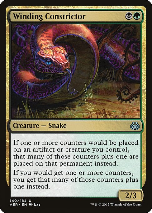 Winding Constrictor - Aether Revolt:  - 140 - Near Mint