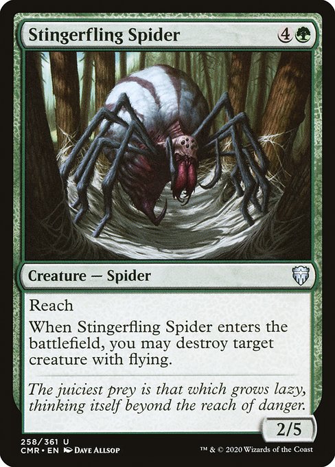 Stingerfling Spider - Commander Legends:  - 258 - Near Mint