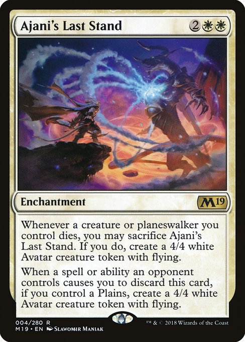 Ajani's Last Stand - Core Set 2019:  - 4 - Near Mint