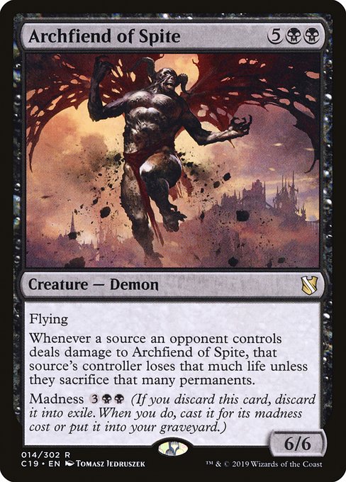 Archfiend of Spite - Commander 2019:  - 14 - Near Mint