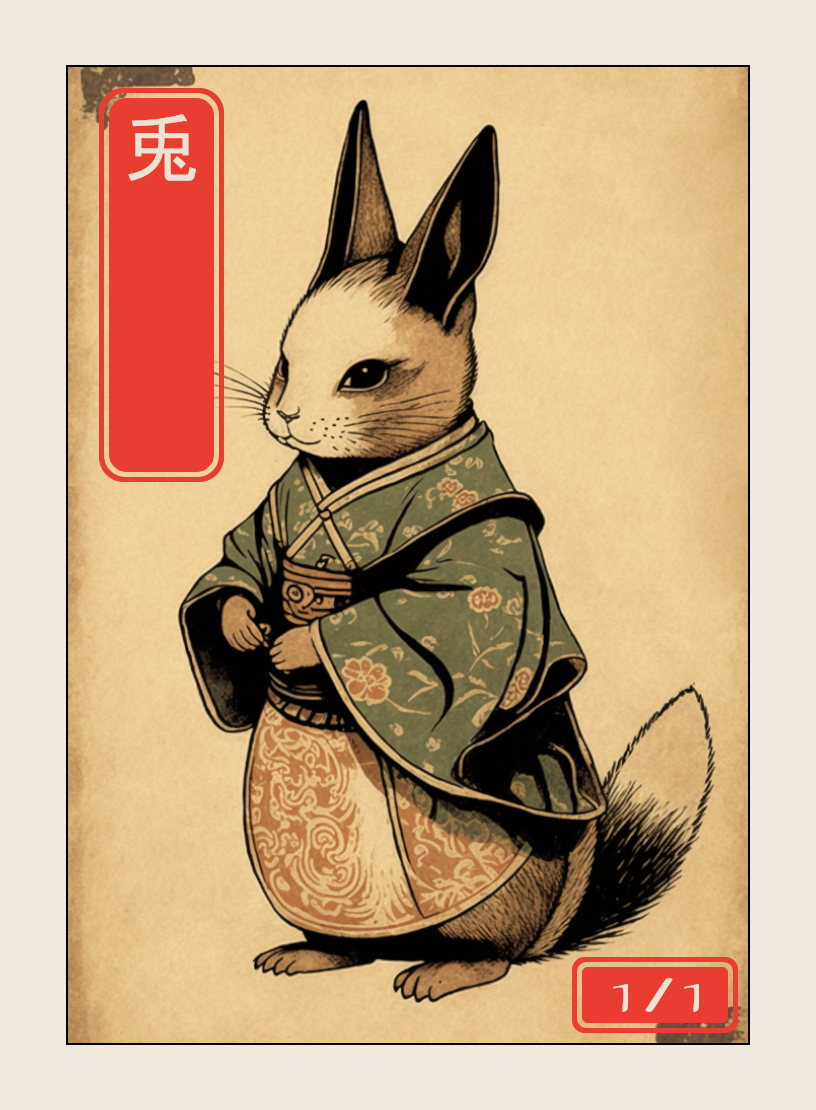 Rabbit Japanese Token