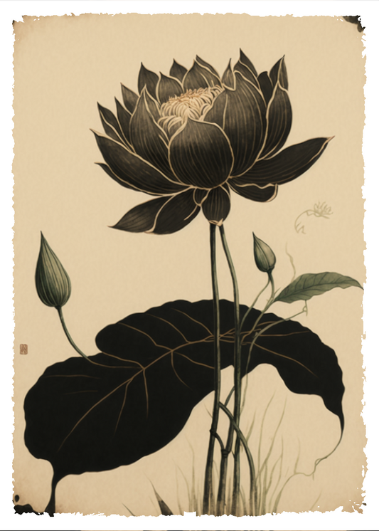 Black Lotus Japanese Sleeve