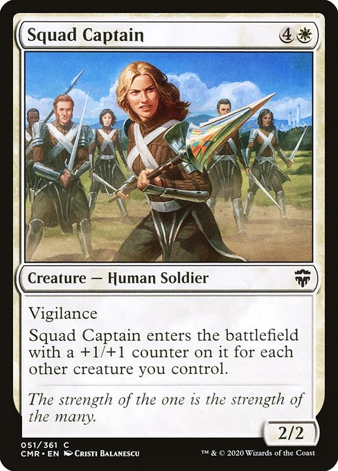 Squad Captain - Commander Legends:  - 51 - Near Mint