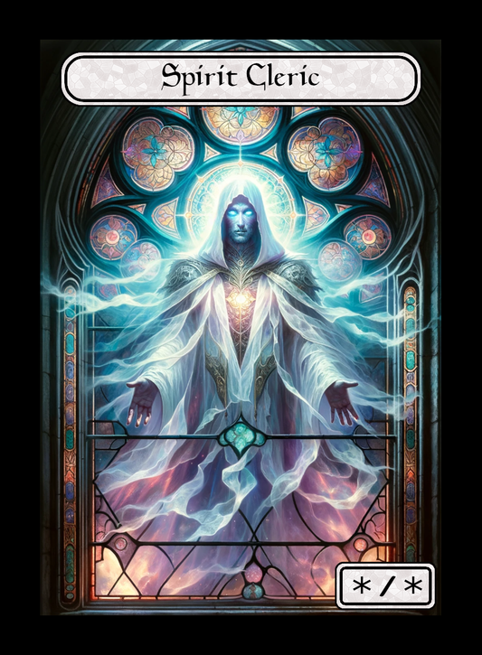 Spirit Cleric Stained Glass Token