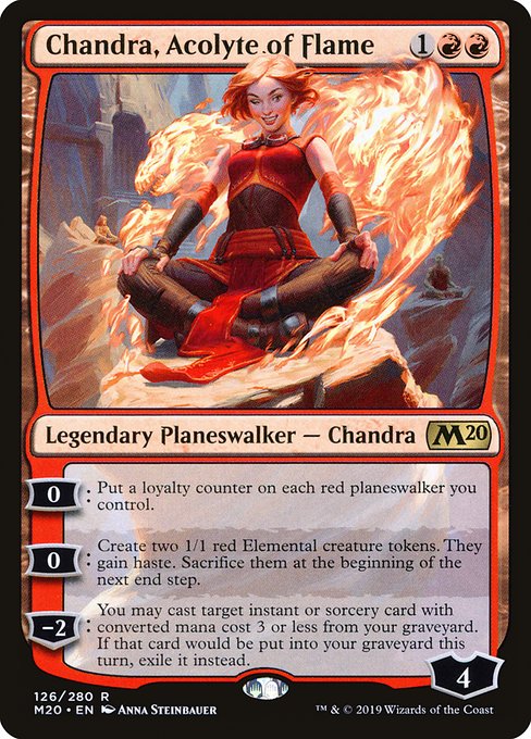 Chandra, Acolyte of Flame - Core Set 2020:  - 126 - Near Mint