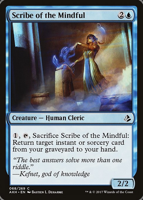 Scribe of the Mindful - Amonkhet:  - 68 - Lightly Played