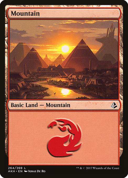 Mountain (264) - Amonkhet:  - 264 - Lightly Played