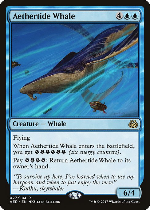 Aethertide Whale - Aether Revolt:  - 27 - Near Mint