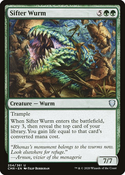 Sifter Wurm - Commander Legends:  - 254 - Near Mint