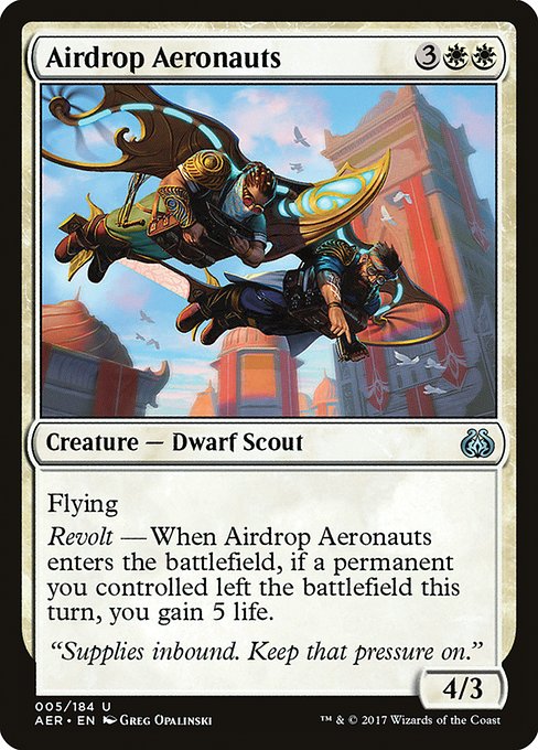 Airdrop Aeronauts - Aether Revolt:  - 5 - Near Mint