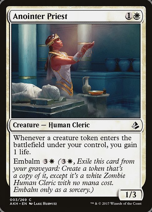 Anointer Priest - Amonkhet:  - 3 - Near Mint