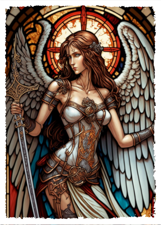 Angel Stained Glass Sleeve