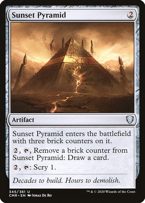 Sunset Pyramid - Commander Legends:  - 345 - Near Mint