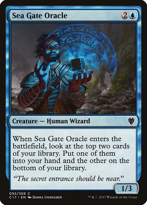 Sea Gate Oracle - Commander 2017:  - 92 - Lightly Played