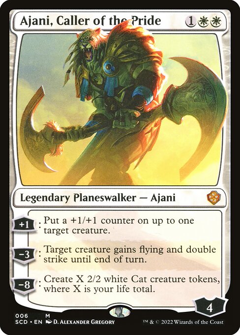 Ajani, Caller of the Pride - Starter Commander Decks:  - 6 - Near Mint