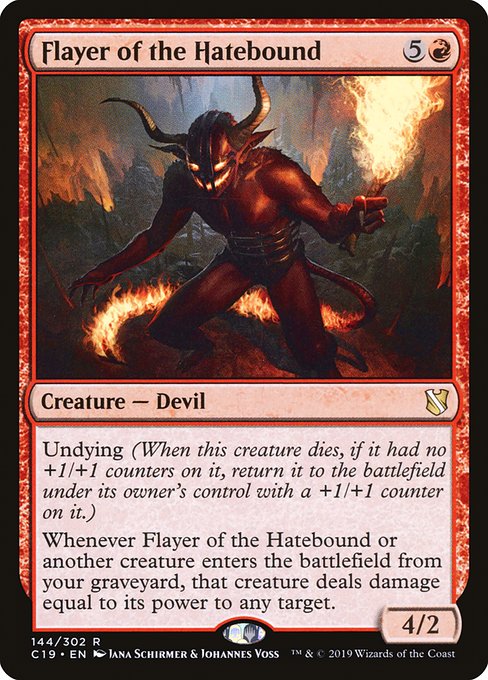 Flayer of the Hatebound - Commander 2019:  - 144 - Near Mint