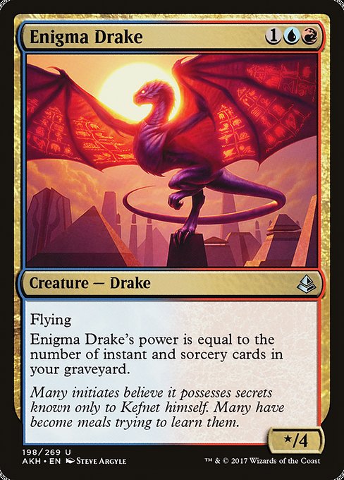 Enigma Drake - Amonkhet:  - 198 - Lightly Played