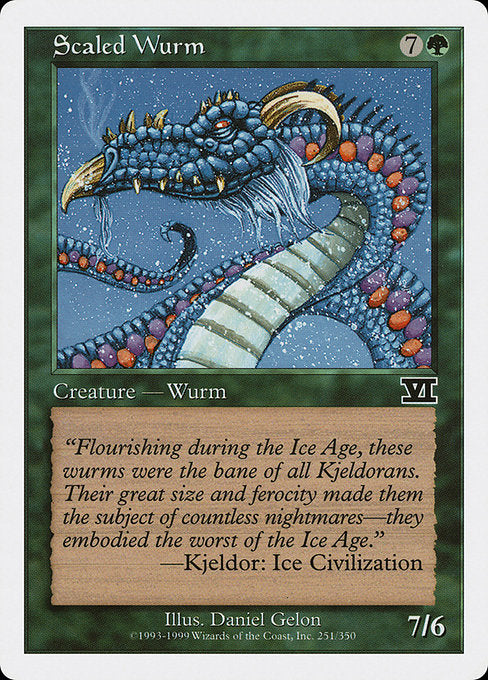 Scaled Wurm - Classic Sixth Edition:  - 251 - Lightly Played