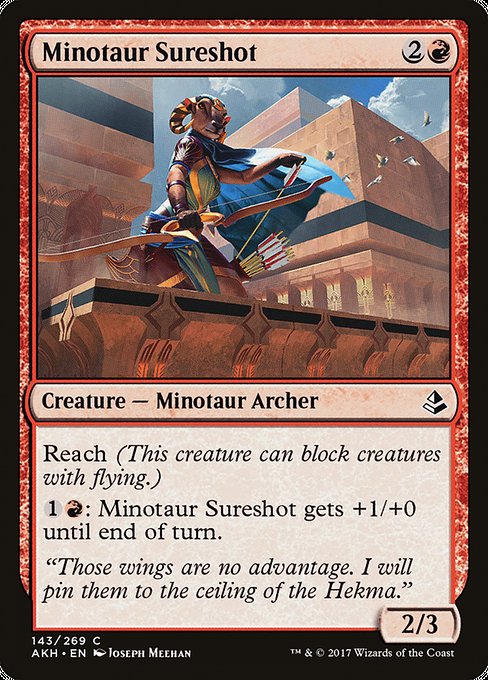 Minotaur Sureshot - Amonkhet:  - 143 - Lightly Played