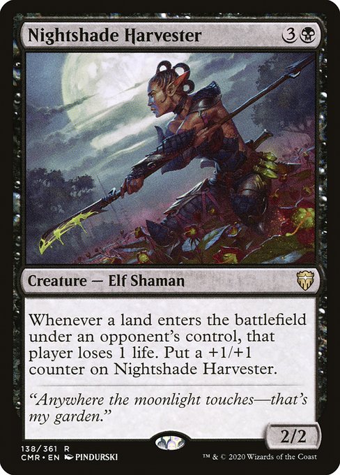 Nightshade Harvester - Commander Legends:  - 138 - Near Mint