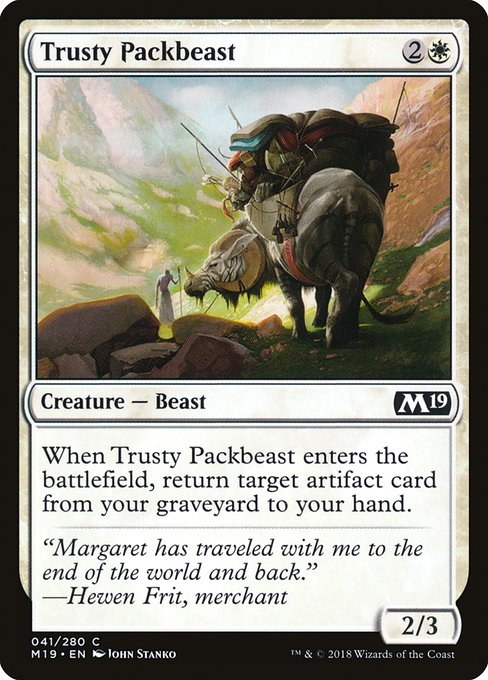 Trusty Packbeast - Core Set 2019:  - 41 - Near Mint