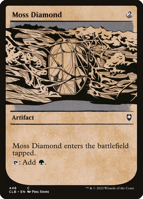 Moss Diamond (Showcase) - Commander Legends: Battle for Baldur's Gate:  - 448 - Near Mint