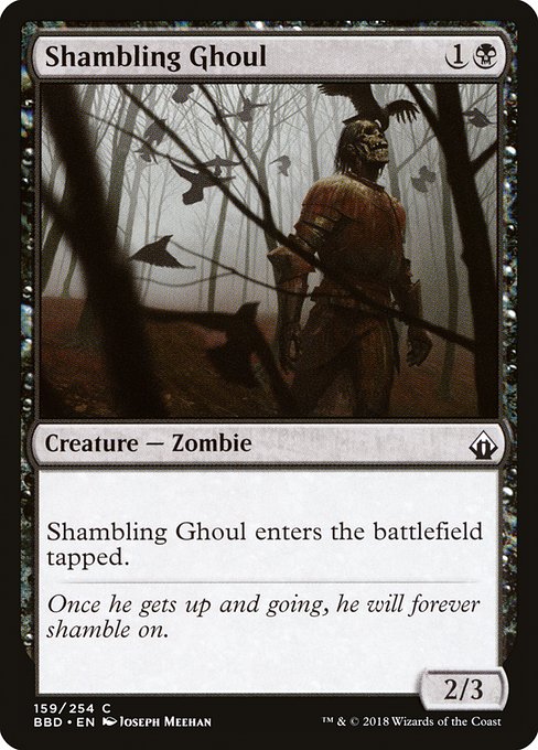 Shambling Ghoul - Battlebond:  - 159 - Lightly Played