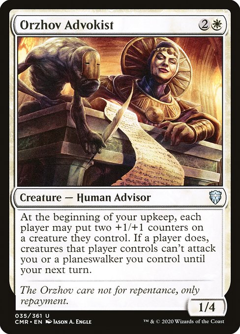 Orzhov Advokist - Commander Legends:  - 35 - Near Mint