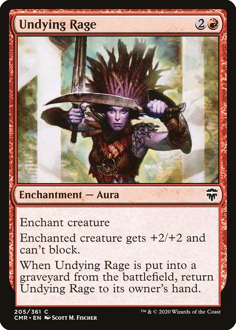 Undying Rage - Commander Legends:  - 205 - Near Mint