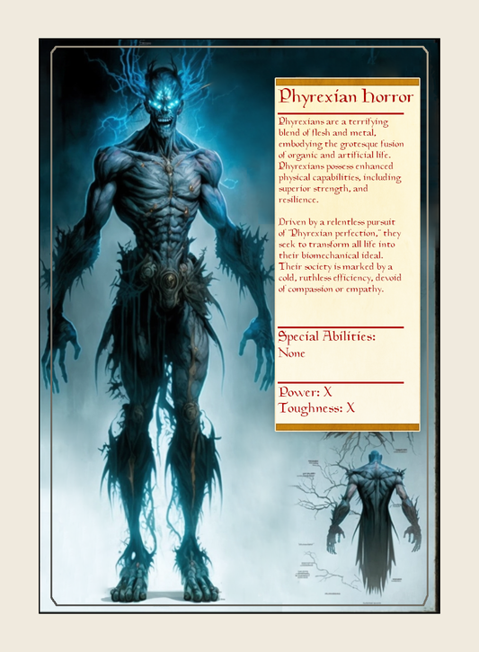 Phyrexian Horror Monster Profile Token