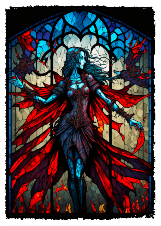 Vampire Stained Glass Sleeve