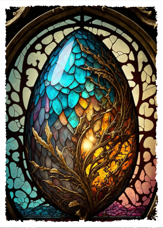 Egg Stained Glass Sleeve