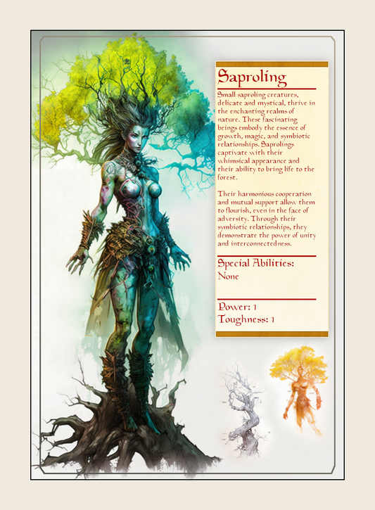 Saproling Monster Profile Token