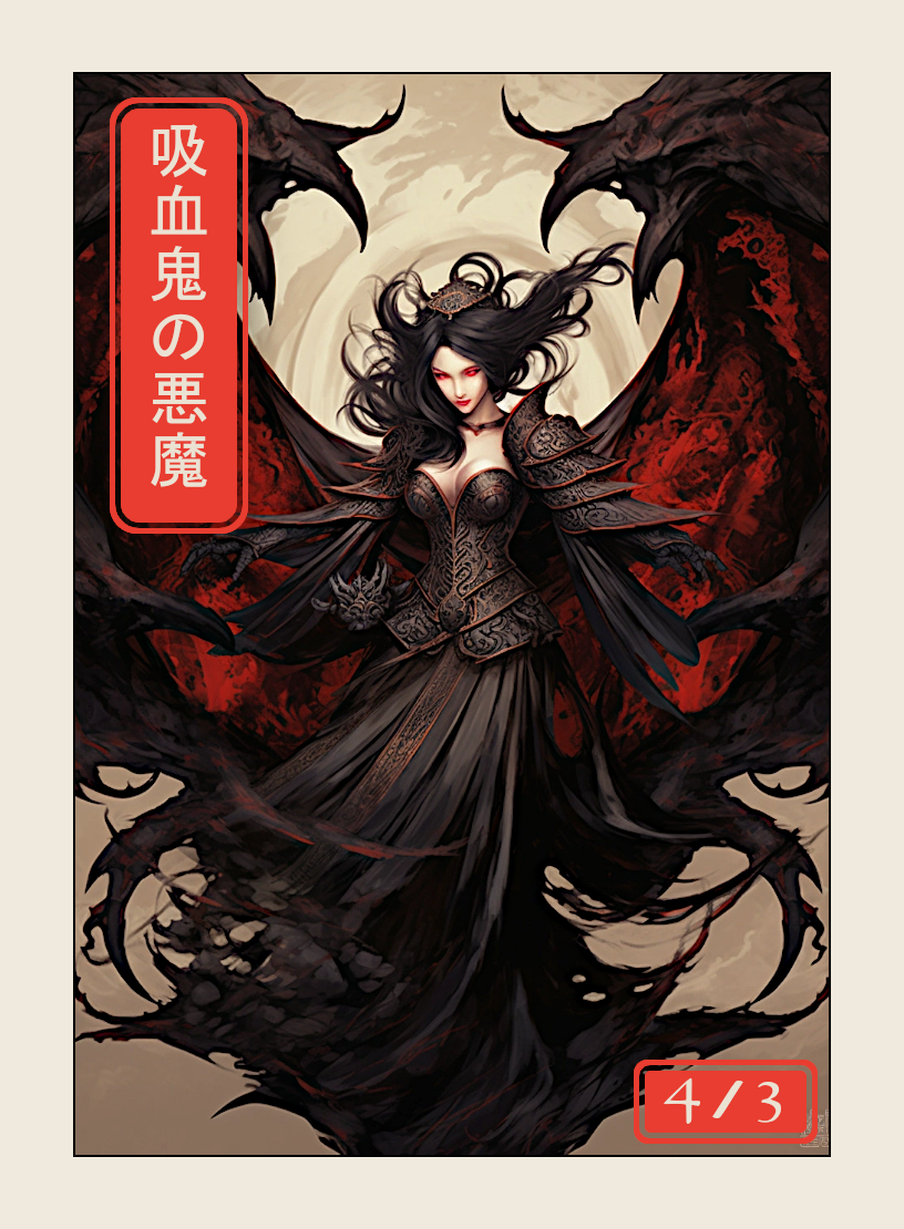 Vampire Demon Japanese Token