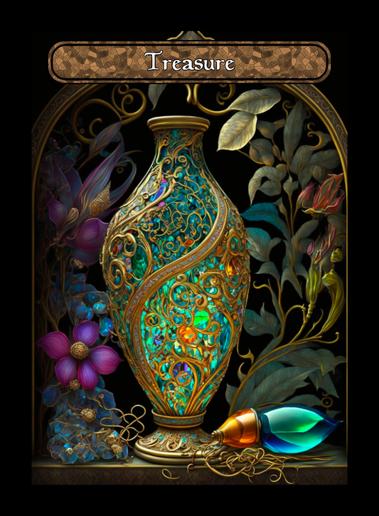 Treasure Stained Glass Token