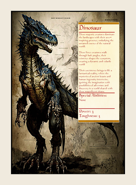 Dinosaur Monster Profile Token