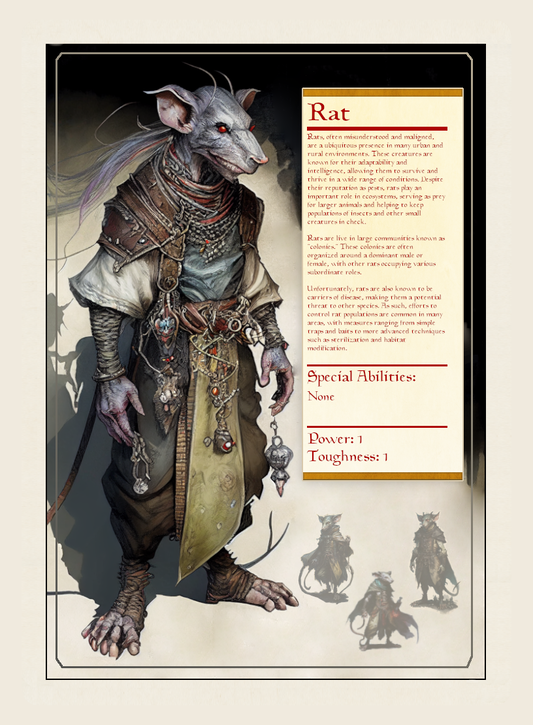 Rat Monster Profile Token