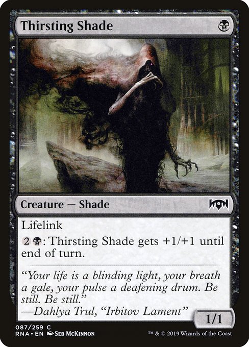 Thirsting Shade - Ravnica Allegiance:  - 87 - Lightly Played