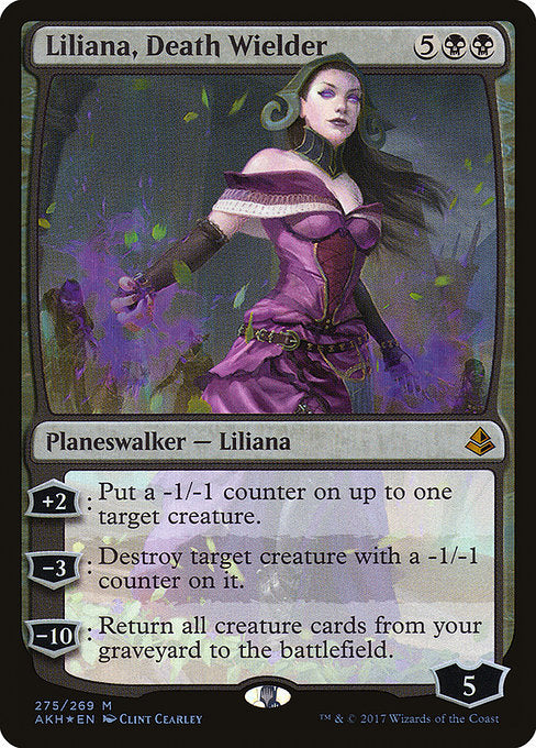 Liliana, Death Wielder - Amonkhet:  - 275 - Near Mint Foil