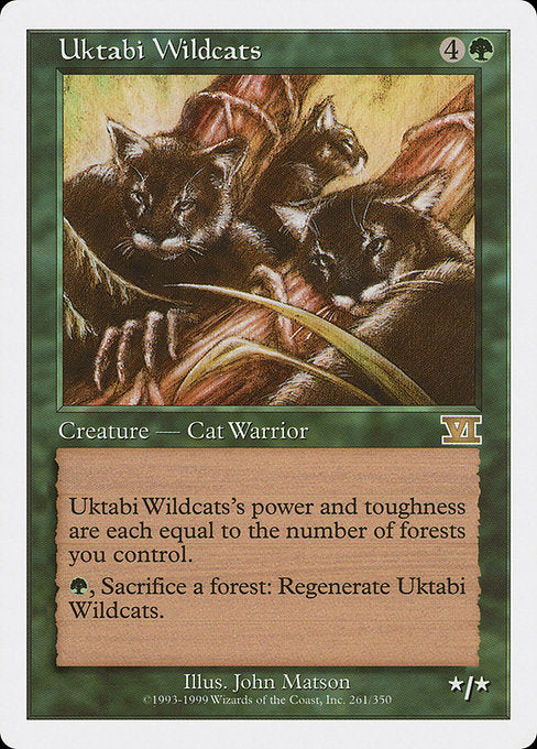 Uktabi Wildcats - Classic Sixth Edition:  - 261 - Heavily Played