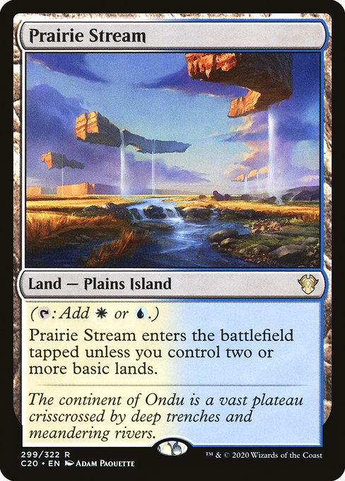 Prairie Stream - Commander 2020:  - 299 - Near Mint