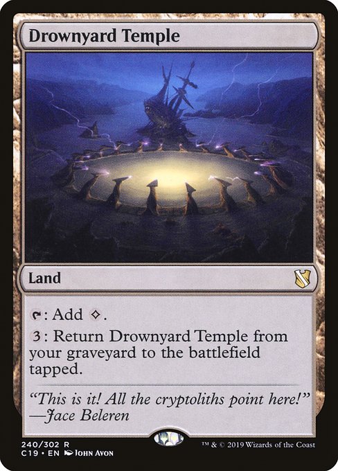 Drownyard Temple - Commander 2019:  - 240 - Lightly Played