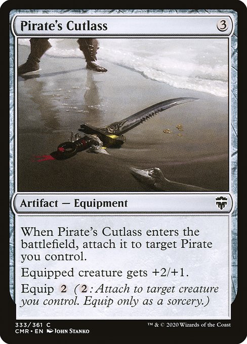 Pirate's Cutlass - Commander Legends:  - 333 - Near Mint