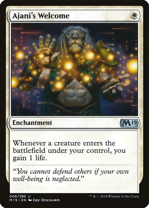 Ajani's Welcome - Core Set 2019:  - 6 - Near Mint