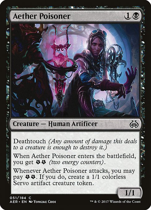 Aether Poisoner - Aether Revolt:  - 51 - Near Mint