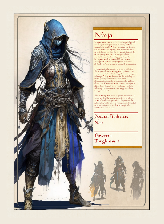 Ninja Monster Profile Token