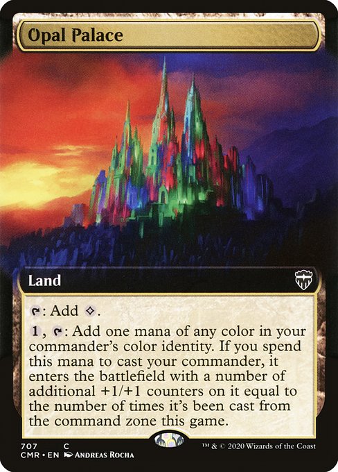 Opal Palace (Extended Art) - Commander Legends:  - 707 - Near Mint