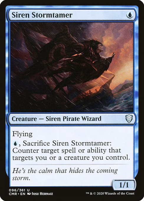 Siren Stormtamer - Commander Legends:  - 96 - Near Mint