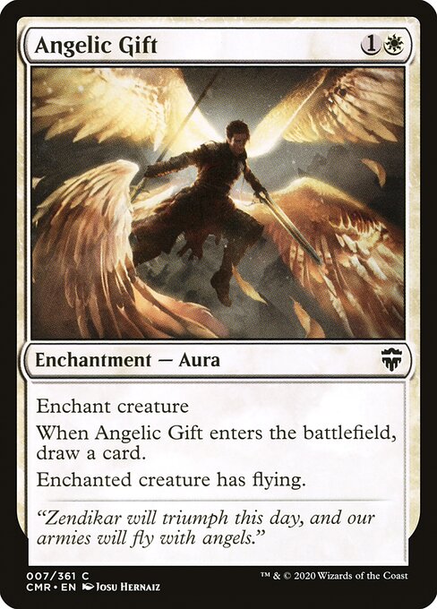 Angelic Gift - Commander Legends:  - 7 - Near Mint